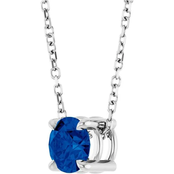 Solitaire Slide Necklace Image 2 Clater Jewelers Louisville, KY