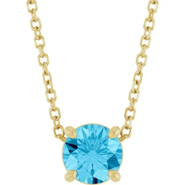 Solitaire Slide Necklace J. West Jewelers Round Rock, TX
