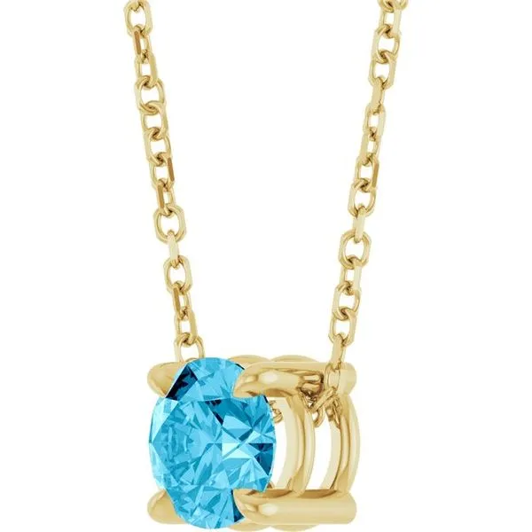 Solitaire Slide Necklace Image 2 Colonial Jewelers of Easton Easton, MD