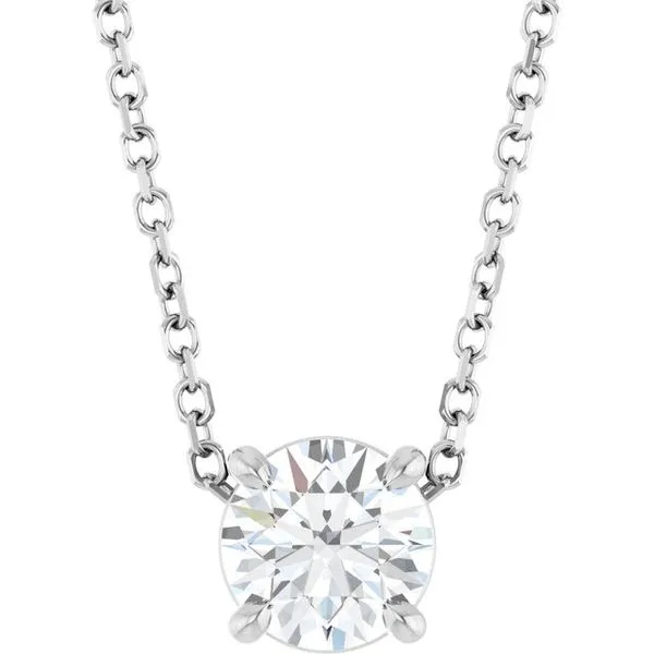 Solitaire Slide Necklace Austin's Fine Diamonds & Jewelry Lyndhurst, NJ