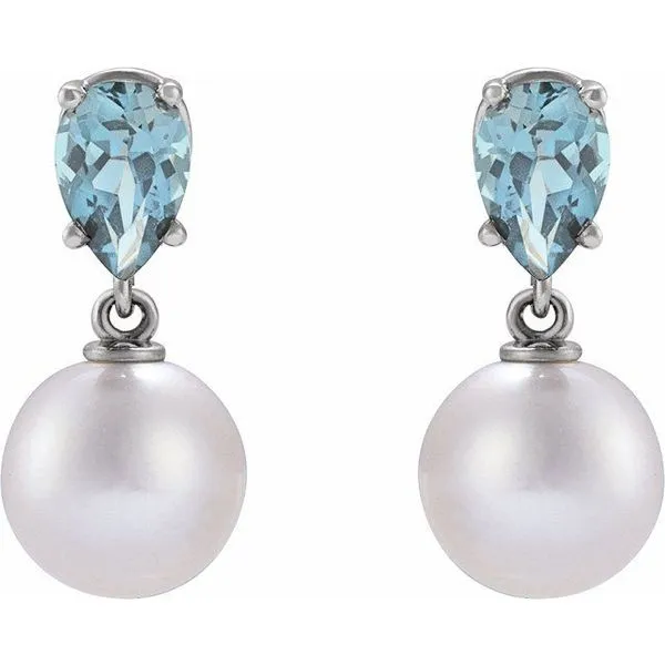 Pearl Earrings Image 2 Becky Beck's Jewelry DeKalb, IL