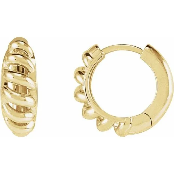 Rope Dome Hoop Earring Shipley's Fine Jewelry Hampstead, MD