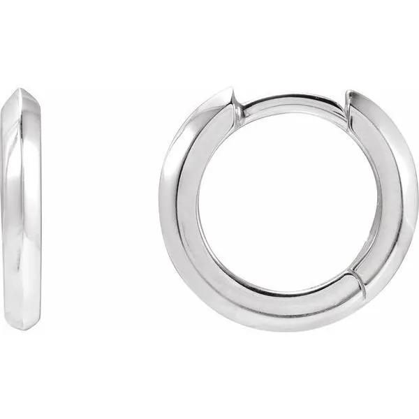 Knife-Edge Hoop Earrings Moseley Diamond Showcase Inc Lexington, SC