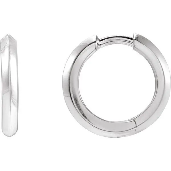 Knife-Edge Hoop Earrings Jewelry Design Studio Jensen Beach, FL
