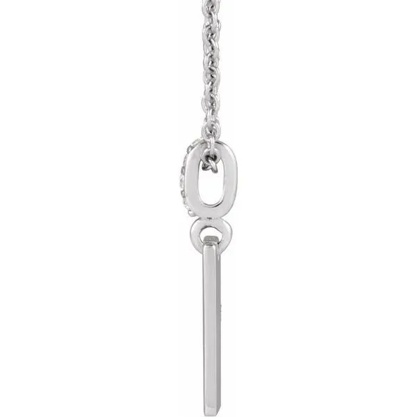 Engravable Accented Necklace Image 2 Shipley's Fine Jewelry Hampstead, MD