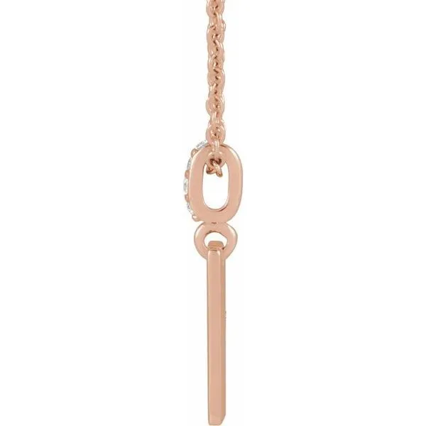 Engravable Accented Necklace Image 3 Grayson & Co. Jewelers Iron Mountain, MI