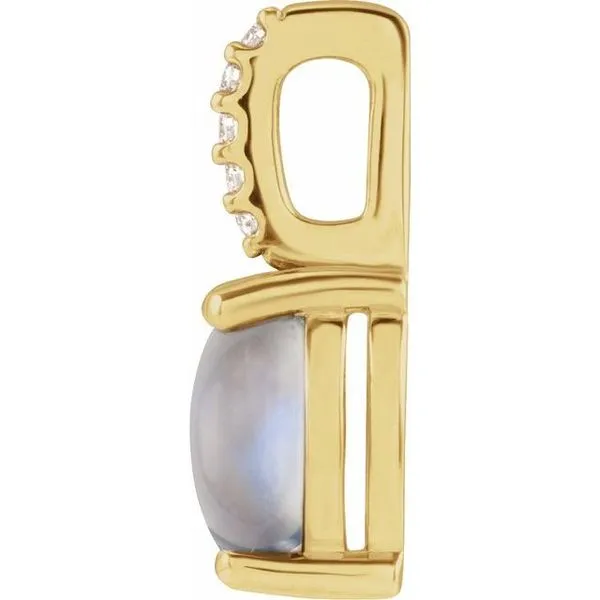 Accented Cabochon Pendant Image 2 Gysbers Jewelry Waupun, WI