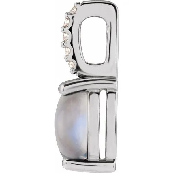 Accented Cabochon Pendant Image 2 Gysbers Jewelry Waupun, WI