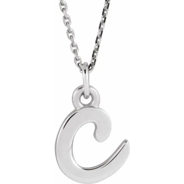 Petite Initial Necklace J. Meredith Jewelers Delafield, WI