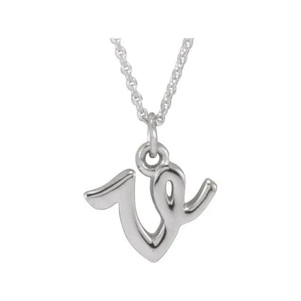 Petite Initial Necklace Hopman Jewelers Elkhart, IN