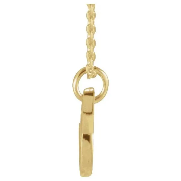 Petite Initial Necklace Image 3 Smith Jewelers Franklin, VA