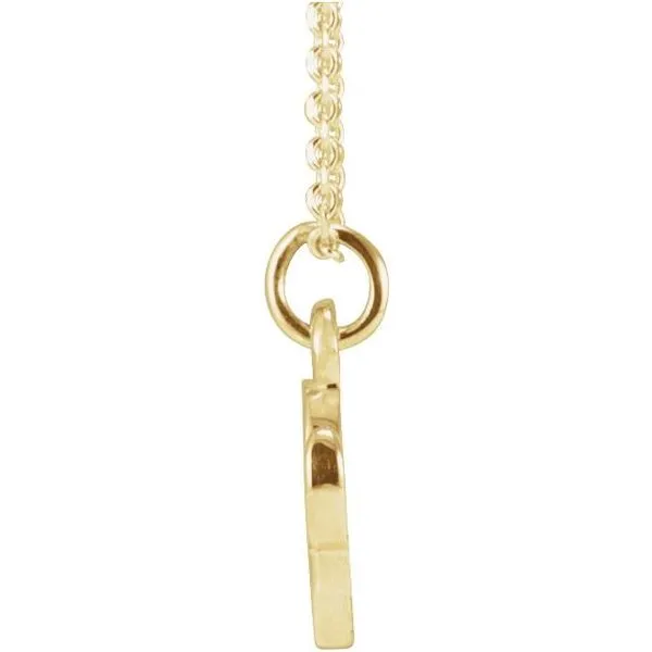 Petite Initial Necklace Image 3 Rick's Jewelers California, MD