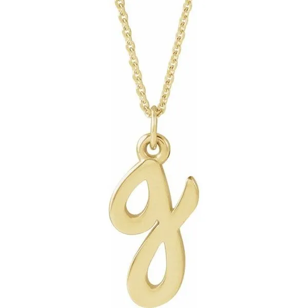 Petite Initial Necklace Jewelry Design Studio Jensen Beach, FL