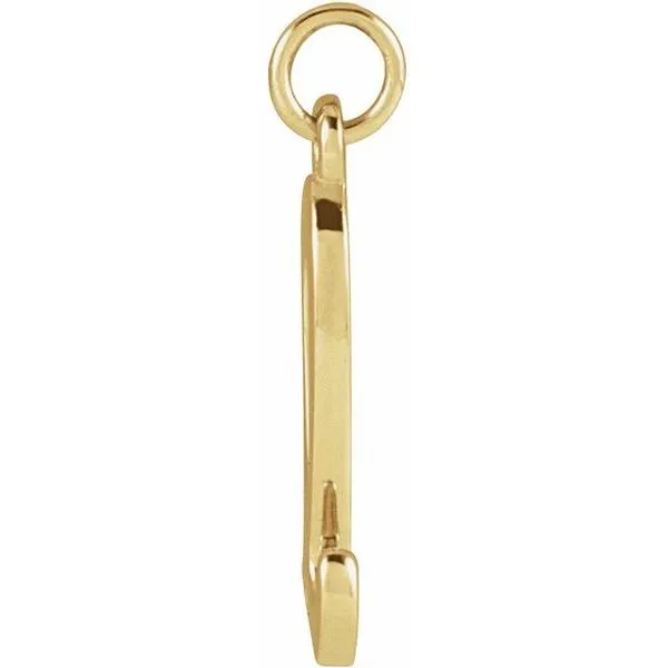 Petite Initial Pendant Image 3 Hopman Jewelers Elkhart, IN