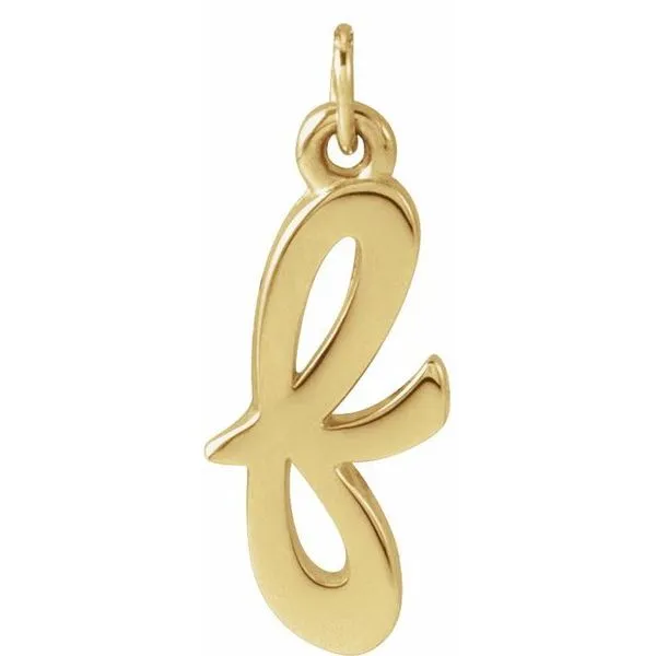 Petite Initial Pendant Jewelry Design Studio Jensen Beach, FL