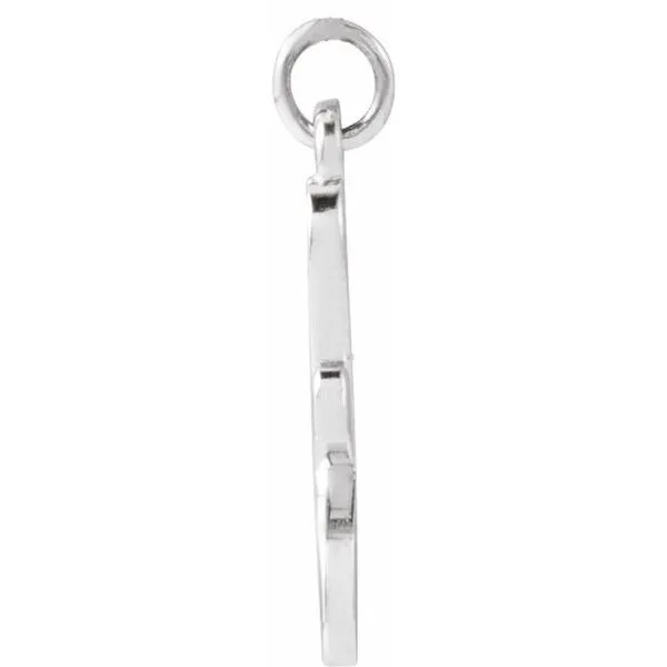 Petite Initial Pendant Image 3 Studio D Jewelers Woodstock, IL