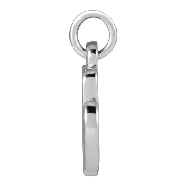 Petite Initial Pendant Image 3 Studio D Jewelers Woodstock, IL