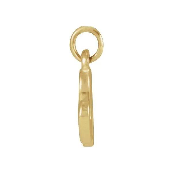 Petite Initial Pendant Image 3 J. Meredith Jewelers Delafield, WI