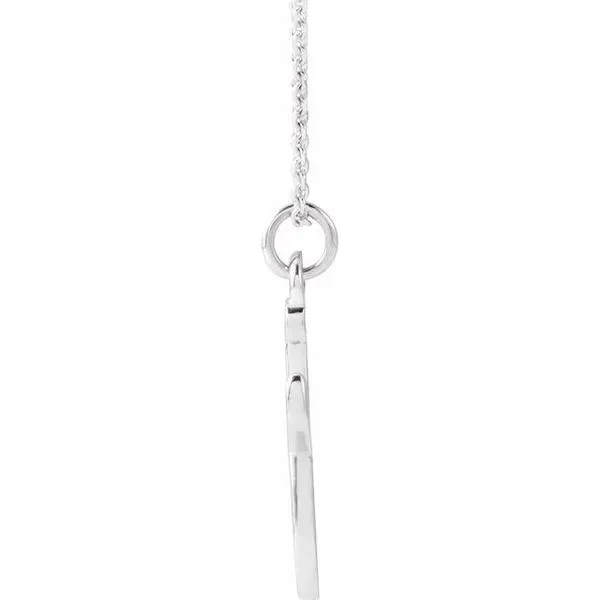 Petite Initial Necklace Image 3 John E. Koller Jewelry Designs owasso, OK