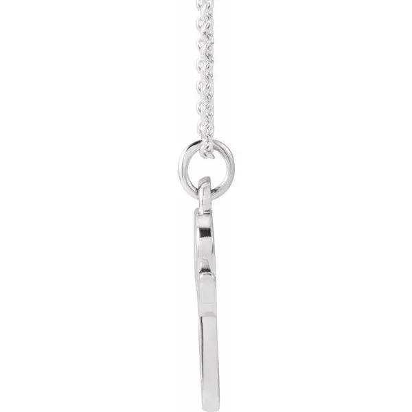 Petite Initial Necklace Image 3 Rick's Jewelers California, MD
