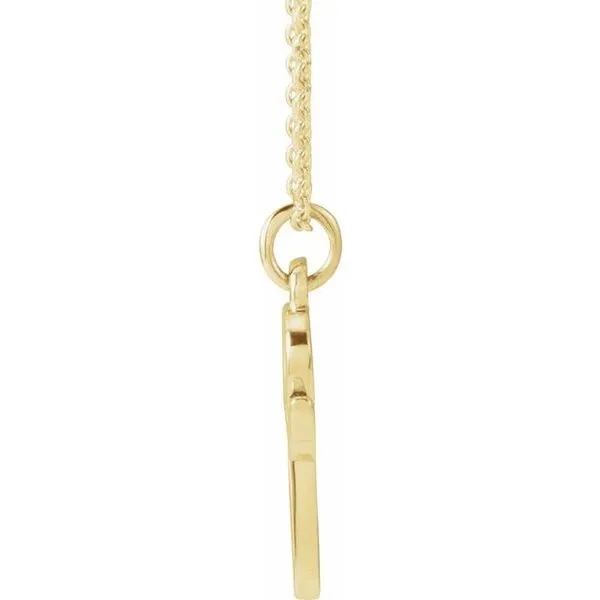 Petite Initial Necklace Image 3 Becky Beck's Jewelry DeKalb, IL