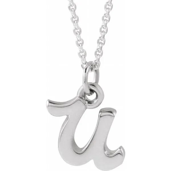 Petite Initial Necklace J. Meredith Jewelers Delafield, WI