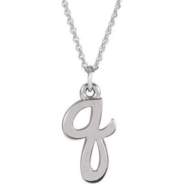Petite Initial Necklace James & Williams Jewelers Berwyn, IL