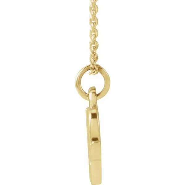 Petite Initial Necklace Image 3 Arnold's Jewelry and Gifts Logansport, IN