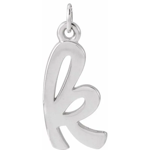 Petite Initial Pendant Ask Design Jewelers Olean, NY