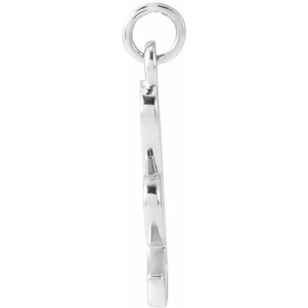 Petite Initial Pendant Image 3 Hopman Jewelers Elkhart, IN