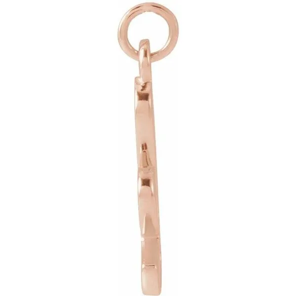 Petite Initial Pendant Image 3 Milan's Jewelry Inc Sarasota, FL