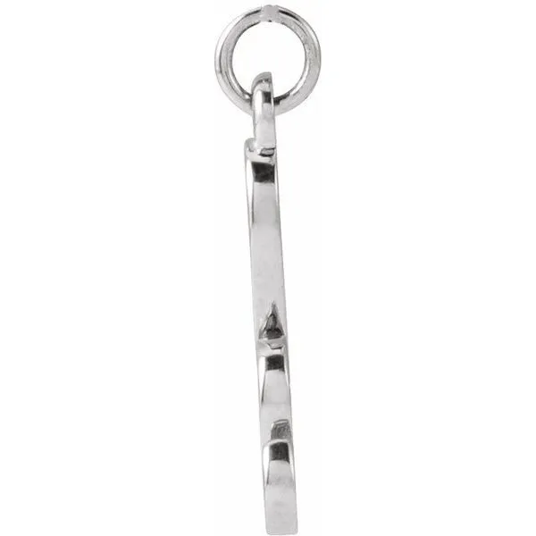 Petite Initial Pendant Image 3 James & Williams Jewelers Berwyn, IL