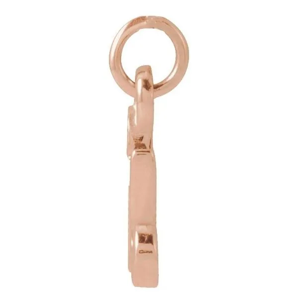 Petite Initial Pendant Image 3 Studio D Jewelers Woodstock, IL