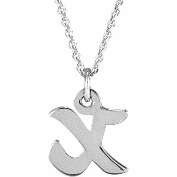Petite Initial Necklace J. Meredith Jewelers Delafield, WI