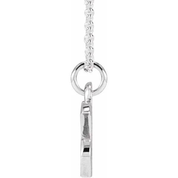 Petite Initial Necklace Image 3 Rasmussen Jewelers Spanish Fork, UT