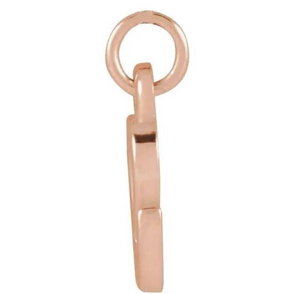 Petite Initial Pendant Image 3 J. Meredith Jewelers Delafield, WI