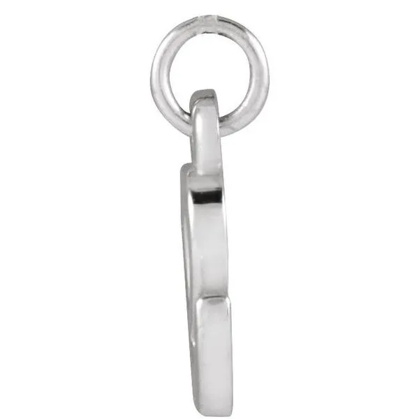 Petite Initial Pendant Image 3 J. Meredith Jewelers Delafield, WI