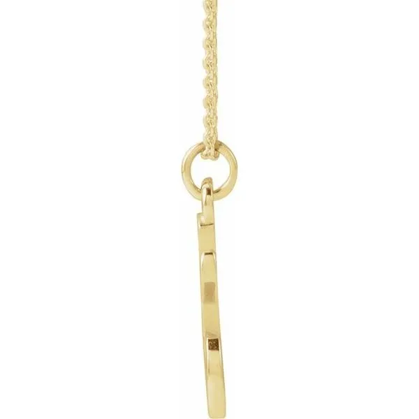 Petite Initial Necklace Image 3 Rasmussen Jewelers Spanish Fork, UT