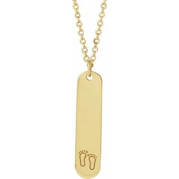 Engravable Bar Necklace CMS Fine Jewelers Wooster, OH