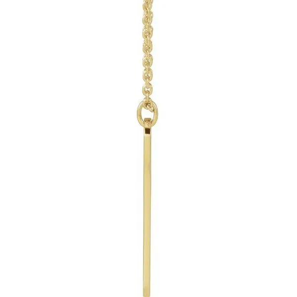 Engravable Bar Necklace Image 2 Leslie E. Sandler Fine Jewelry and Gemstones rockville , MD