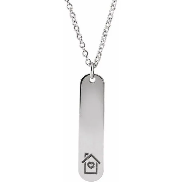 Engravable Bar Necklace Hopman Jewelers Elkhart, IN