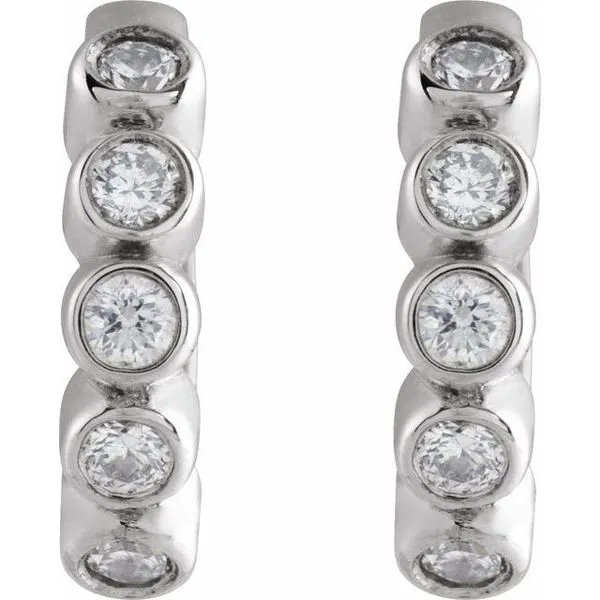 Hinged Hoop Earrings Image 2 Hopman Jewelers Elkhart, IN