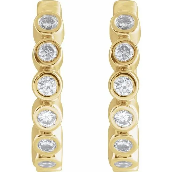 Hinged Hoop Earrings Image 2 Northwood Jewelers Northwood, OH