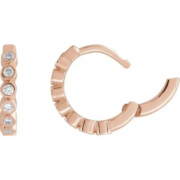 Hinged Hoop Earrings Image 3 Hopman Jewelers Elkhart, IN