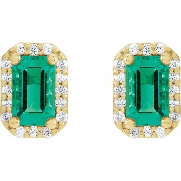 Halo-Style Earrings Image 2 Gysbers Jewelry Waupun, WI