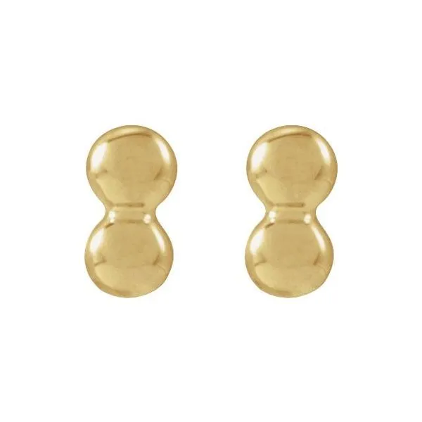 Tiny Bead Earrings Image 3 Clater Jewelers Louisville, KY