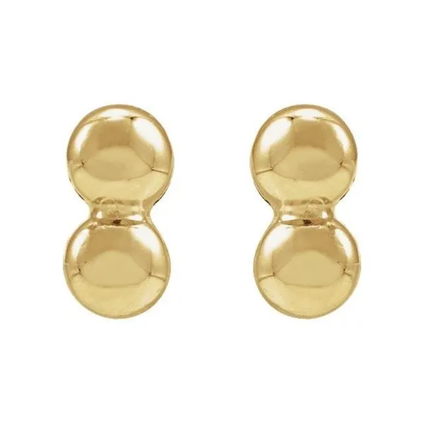 Tiny Bead Earrings Image 3 Clater Jewelers Louisville, KY