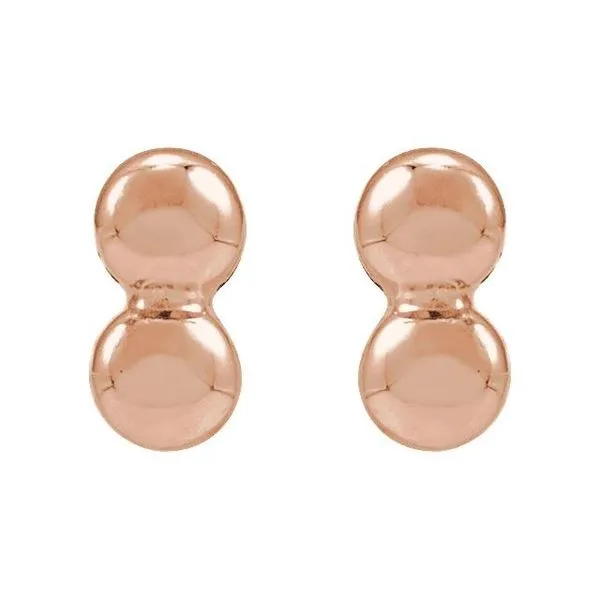 Tiny Bead Earrings Image 3 Clater Jewelers Louisville, KY