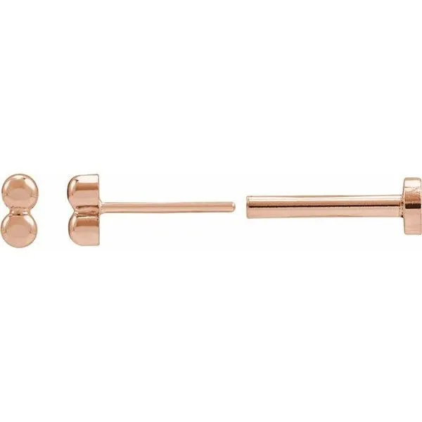 Tiny Bead Earrings Image 4 Clater Jewelers Louisville, KY