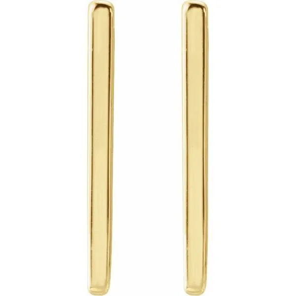 Geometric Hinged Hoop Earrings Image 2 Ellsworth Jewelers Ellsworth, ME